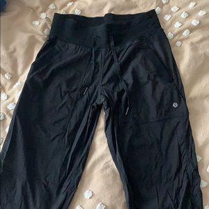 Black LuLuLemon Dance Studio Jogger